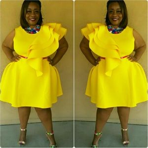 Ruffled Tiered Dress